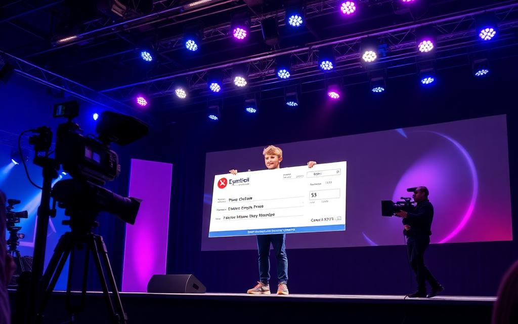 Cérémonie télévisée — 35 000 €